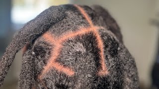 How To Wick Tutorial dreads locs wicks [upl. by Yniatirb]