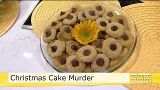 Joanne Fluke Baking Segment for Christmas Cake Murder [upl. by Ecnadnac]