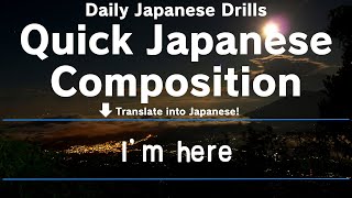 Daily Japanese Drills 20241121 [upl. by Sungam]