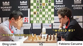 Ding Liren Vs Fabiano Caruana  Norway Chess [upl. by Asirac]