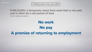 Furlough v Layoff whats the difference [upl. by Ahsilahs531]