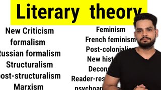 Literary Theory New Criticism Feminism Structuralism post Structuralism Marxism [upl. by Gilcrest]