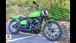 Street Bob Customisation Series Part 3 [upl. by Puritan938]