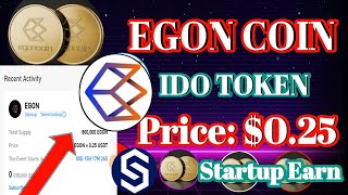 Egon Coin listing Coin Store exchange [upl. by Lleral]