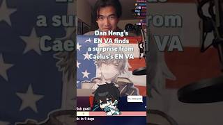 Dan Heng’s EN VA get a surprise from Caelus’s EN VA honkaistarrail [upl. by Yelkao]