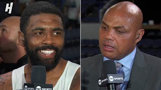 Kyrie irving joins Inside the NBA after Game 1 FULL Interview [upl. by Onaicram]