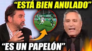 😱FUERTE CRUCE ENTRE NICOLÁS DISTASIO Y HECTOR GALLO POR EL POLÉMICO GOL ANULADO A SARMIENTO [upl. by Repotsirhc326]