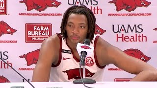 Chandler Lawson postgame  Kentucky 63 Arkansas 57 [upl. by Notgnirrac]