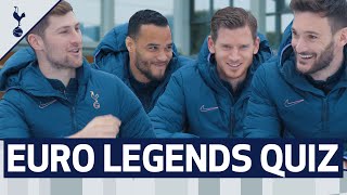 EURO LEGENDS QUIZ  Hugo Lloris amp Jan Vertonghen v Michel Vorm amp Ben Davies [upl. by Hoppe]