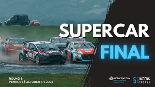 Supercar Final  Pembrey 2024  Motorsport UK British Rallycross Championship 5 Nations Trophy [upl. by Dix52]