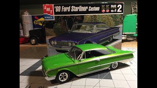 AMT 1960 Ford Starliner Custom Kit Review [upl. by Anaeg]