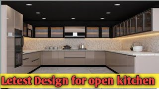 Modern Kitchen Design Ideas 2024  Kitchen Cabinet Colours  Open Kitchen Home interior Design [upl. by Hughes913]