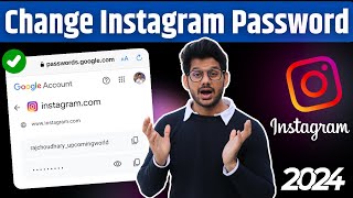 Instagram Ka Password Kaise Change Kare  Instagram Password Change  Insta password change 2024 [upl. by Nylssej]