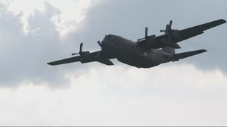 Dobbins Air Force Reserve C130 flyover for North Georgia video [upl. by Diana443]