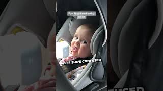 baby tastes water for the first time 😂 shorts shortsvideo shortsfeed [upl. by Adelheid]