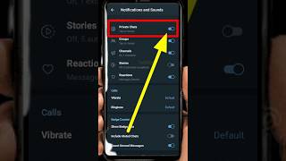 How to enable private chat in telegram  Hide Chat On Telegram shorts [upl. by Ilahsiav]