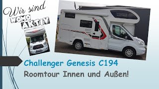 Challenger Genesis C194 Alkoven Roomtour camper campervan vanlife wohnmobil camping womoaktiv [upl. by Sidwohl]