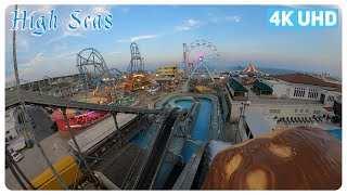 High Seas Log Flume onride 4K POV  Playlands Castaway Cove Ocean City NJ [upl. by Spain]