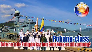 The Philippine Navys second Pohang class delivery from South Korea continues [upl. by Ibbetson]