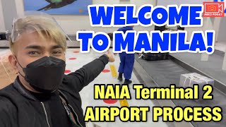 Welcome to MANILA  NAIA Terminal 2 Airport Process  IATF Quarantine Protocol  Miko Pogay [upl. by Sheppard]