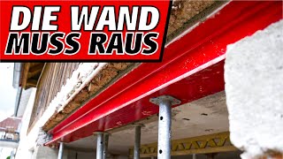 Tragende Wand raus Deckenträger rein Haupeltshofer Baut [upl. by Wistrup]