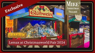 Lemax Christmas Villages 2024 Displays at Christmasworld Fair [upl. by Karee967]