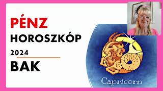 BAK horoszkóp 2024 pénzügyek szerencse horoszkóp [upl. by Nipsirc103]