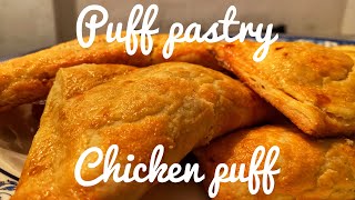 Puff pastry  Puff baking  Malayalam  OTG [upl. by Ahsirt]