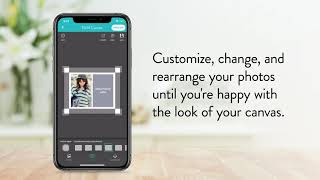How To create canvas prints in the free Snapfish photo app [upl. by Sibley415]