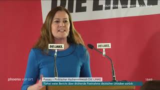 Politischer Aschermittwoch der Linke Rede von Janine Wissler am 06032019 [upl. by Steinberg]