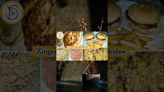 Zinger Burgers With Coleslaw Recipe by Kitchen With SNB  ZingerBurger Coleslaw zingerchicken [upl. by Netta]