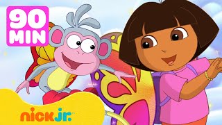 دورا  ماراثون حفلة أزياء لدورا وبوتس 🦋 90 دقيقة  Nick Jr Arabia [upl. by Douty]