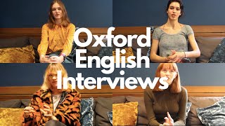 Oxford University English Interviews [upl. by Damal245]