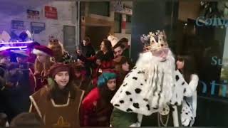 Los Reyes Magos visitan Diario de Pontevedra [upl. by Elboa]