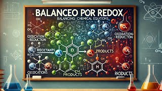 BALANCEO DE ECUACIONES QUÍMICAS POR MÉTODO REDOX ÓXIDOREDUCCIÓN [upl. by Noreen]