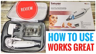 REVIEW BEURER MP62 Professional Manicure Pedicure Nail Drill eFile Kit Corded [upl. by Stoughton]