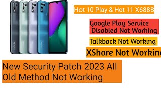 INFINIX X688B HOT 11 PLAY FRP BYPASS  XSHARE NOT WORKING APP DISABLED NOT WORKING NEW TRICK 2023 [upl. by Votaw76]