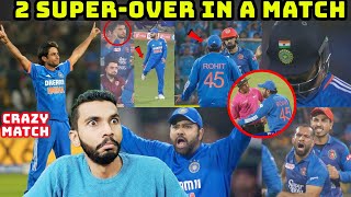 IND VS AFG DOUBLE SUPER OVER 😳😳 ROHIT SHARMA NABI FIGHT  SUPER OVER INDIA VS AFGHANISTAN [upl. by Econah]