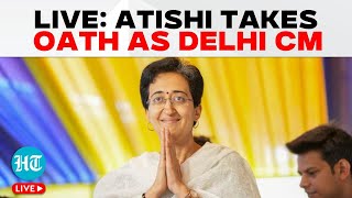 LIVE  Atishi OathTaking Ceremony  Delhi CM SwearingIn  Kejriwal Resign  AAP  Liquor Scam [upl. by Rubliw324]