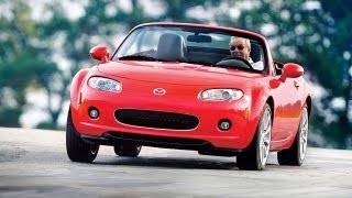 2008 Mazda MX5 Miata  2009 10Best Cars  CAR and DRIVER [upl. by Kcirdet]