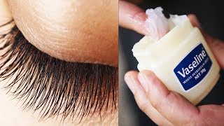 How To Grow Long Eyelashes With Vaseline at Home [upl. by Salta]