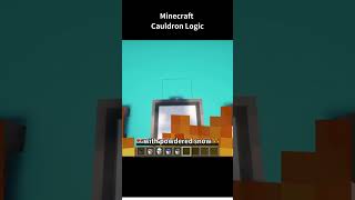 Minecraft Logic Cauldrons  minecraft [upl. by Notneiuq]