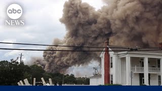 Fire at Georgia chemical plant causes evacuations [upl. by Main37]