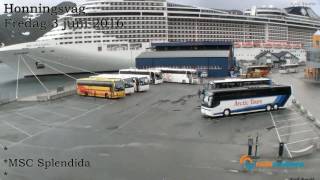 cruise ship in Honningsvåg [upl. by Nuahsyt]