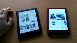 Comparaison  liseuses Kindle et Vivlio Touch Lux 4 [upl. by Anatak]