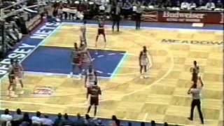 19920317 BULLS vs NETS MJ40 [upl. by Ahsayn]