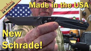 Schrade Knives Made in the USA Again Schrade Truix  Sharp Saturday [upl. by Annais437]