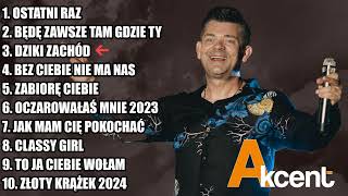 Akcent  Zenek Martyniuk  NOWOŚCI 2024 ☀️ Składanka Disco Polo ☀️ [upl. by Inafetse159]