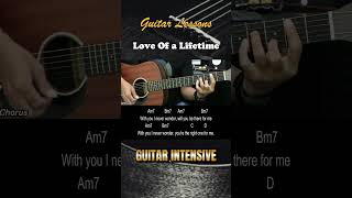 Love of a Lifetime  FireHouse  EASY Guitar Lessons  Chords  Guitar Tutorial [upl. by Llednek]