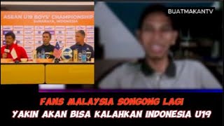 live FANS MALAYSIA SONGONG LAGI YAKIN KALAHKAN TIMNAS INDONESIA U19 DI SEMI FINALUNGKIT MASA LALU [upl. by Macnamara66]